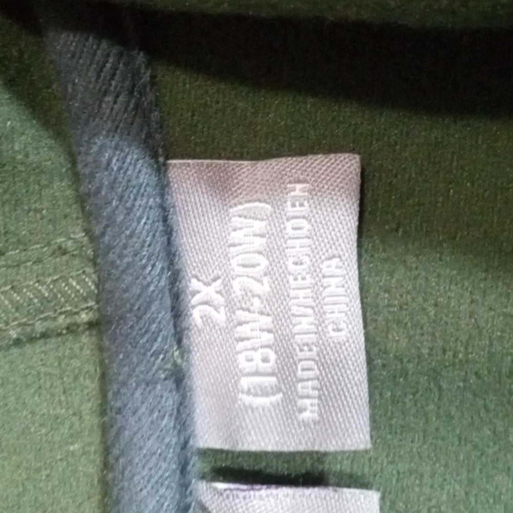 Free Tech, Draw String Zip Up Plus Size Jacket. - image 3